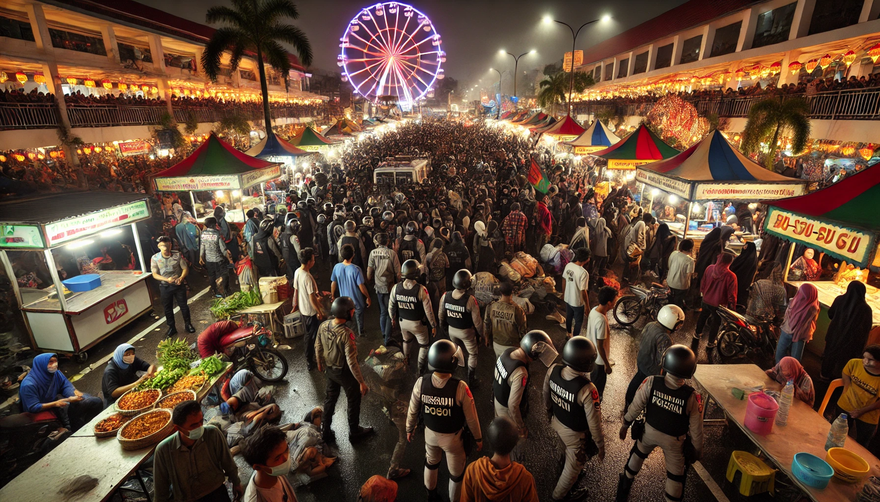 Malam yang Berakhir Chaos Kisruh Night Market Alun-Alun Bogor dan Polemik di Balik Penutupan Paksa